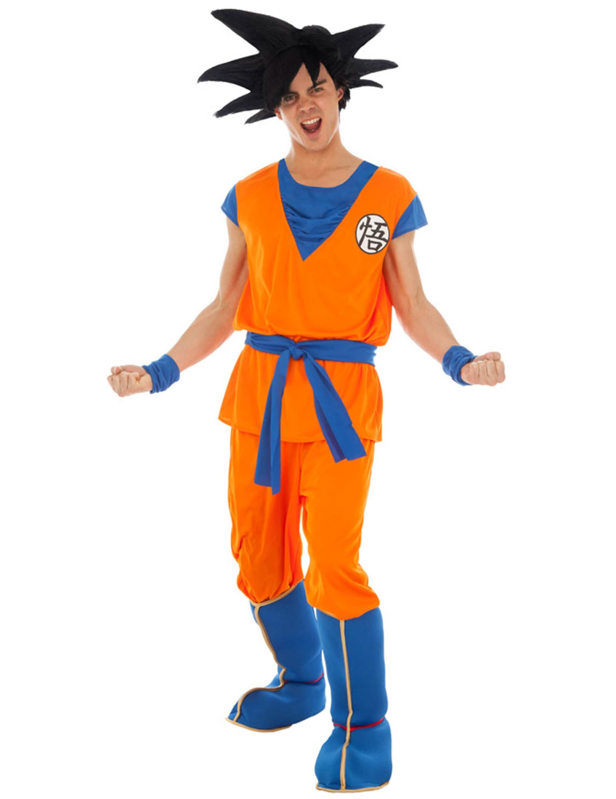 Kostým Goku Saiyan Dragon ball z™ pre dospelého oranžová a modrá