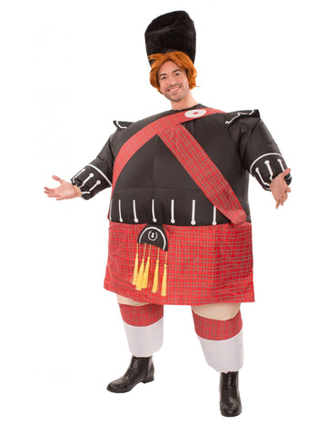 Dospelý škótsky nafukovací maskovanie