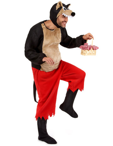 Veľký kostým vlkov pre dospelých