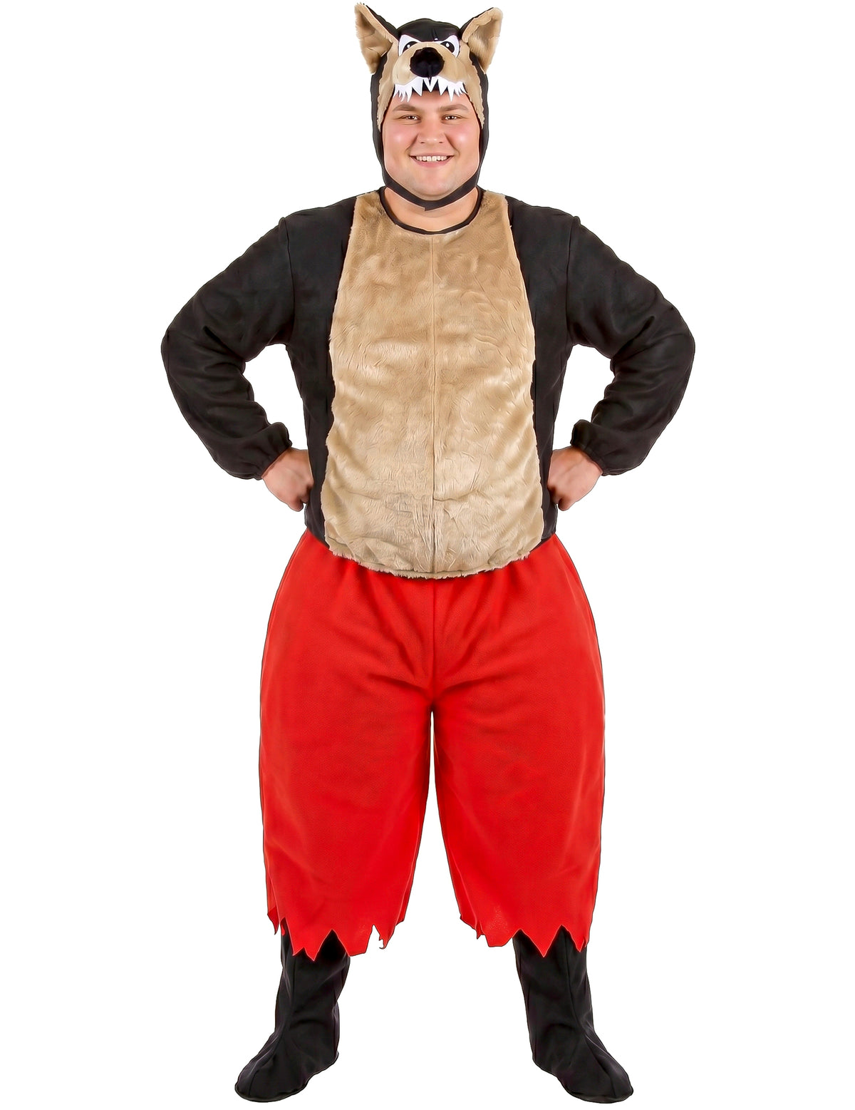 Veľký kostým vlkov pre dospelých
