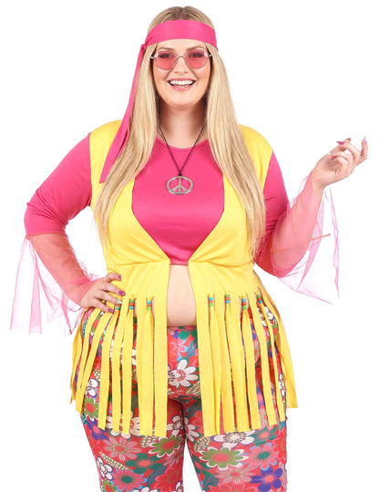 Kostým pre hippie veľkú veľkosť