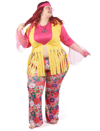 Kostým pre hippie veľkú veľkosť