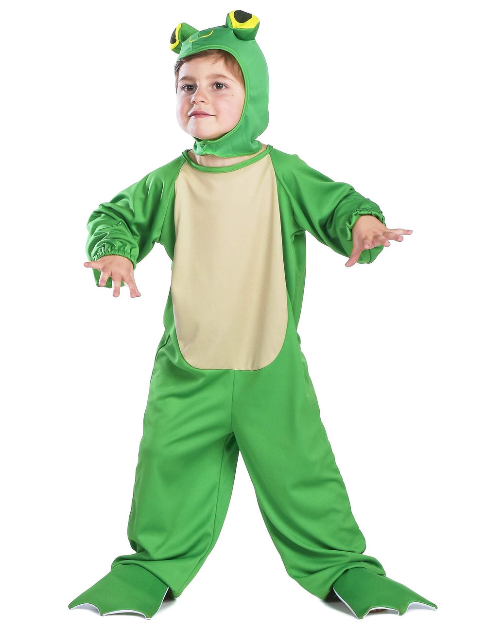 Prehľad kostýmu žaby pre dieťa
