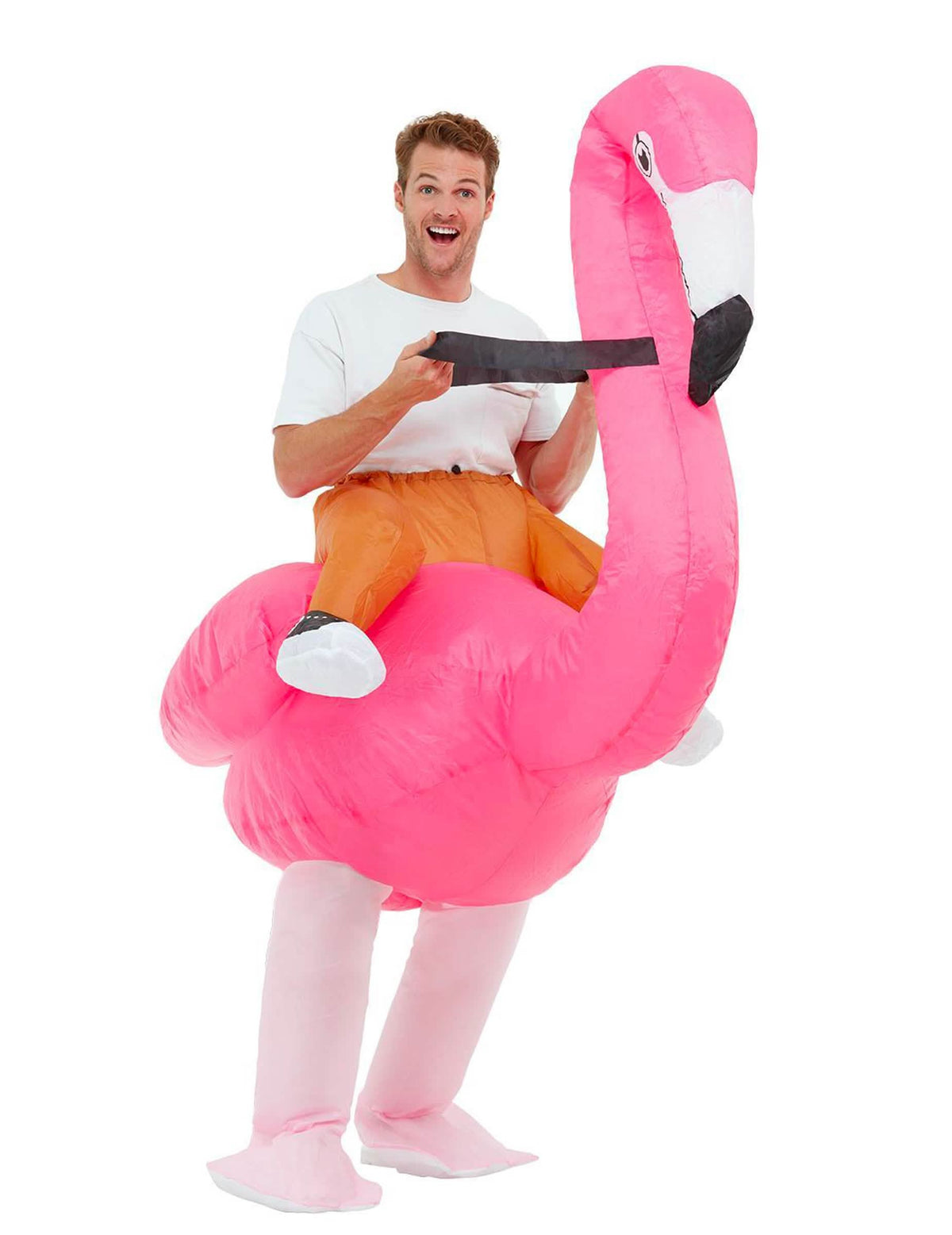 Kostým plameniaka pre dospelého ružová nes ma
