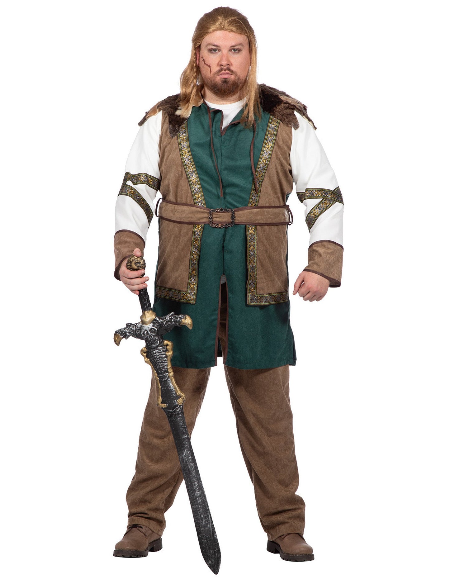 Luxusný kostým vikingského bojovníka pre mužov