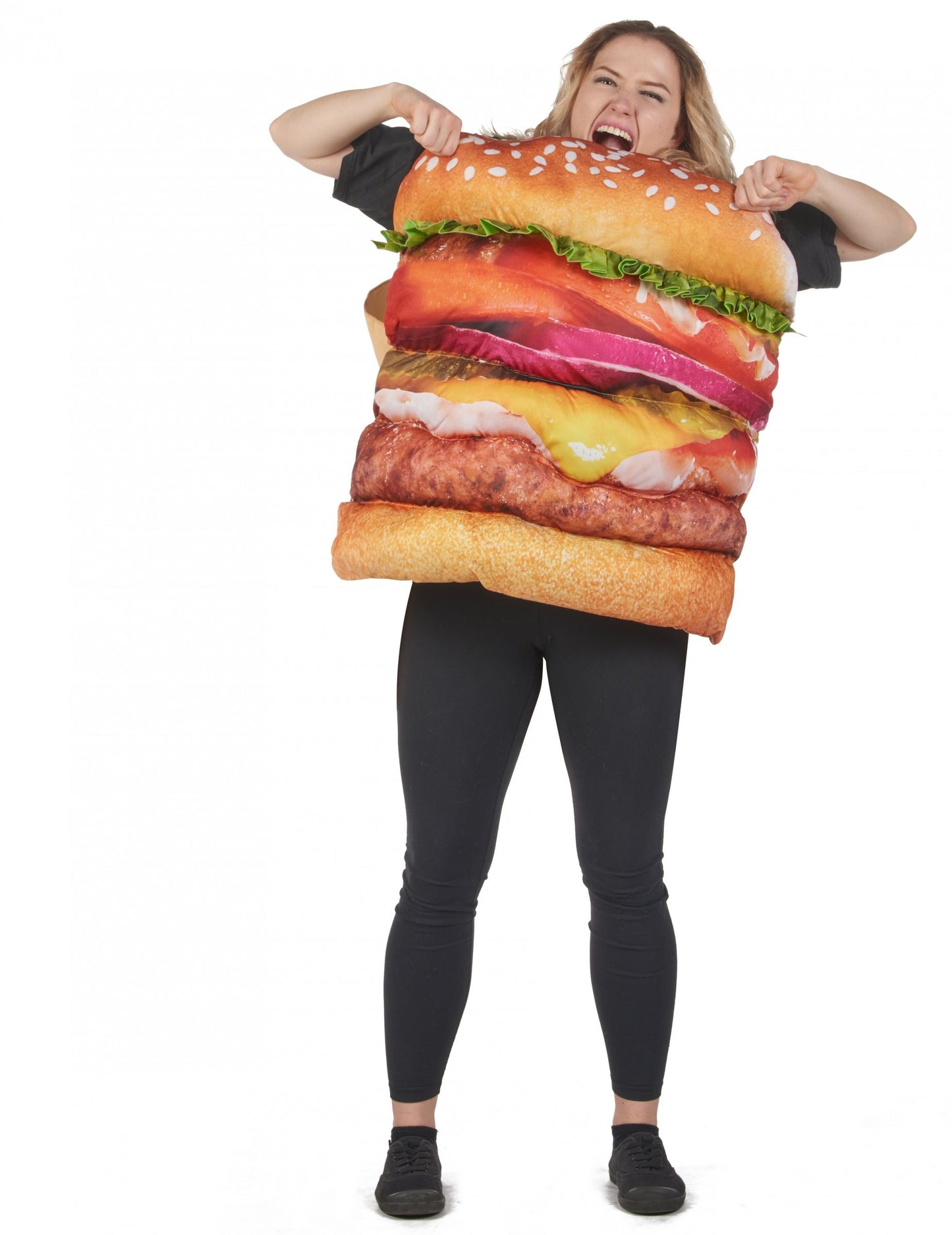 Realistický hamburgerský kostým pre dospelých