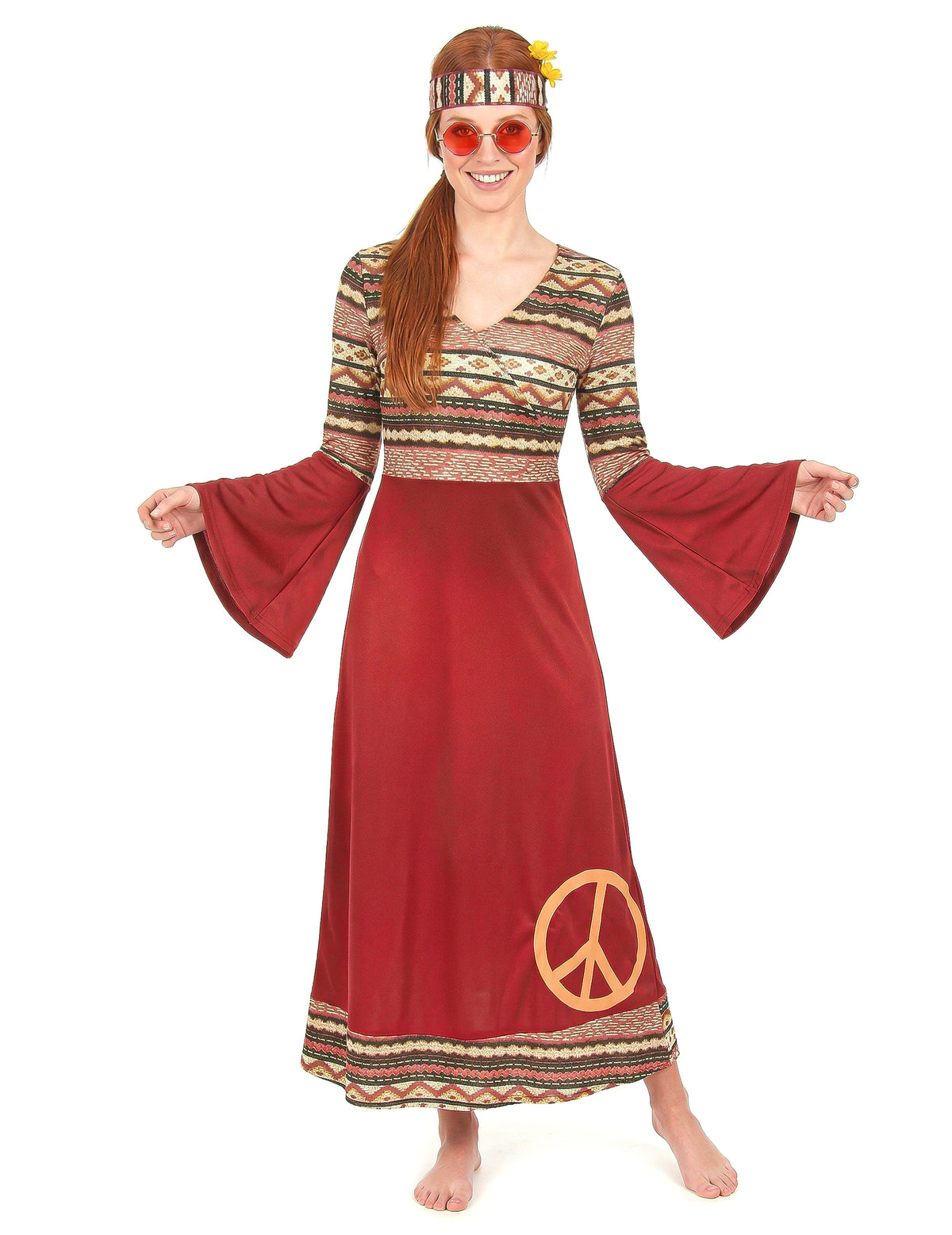 Hippie Bordeaux Dámsky kostým