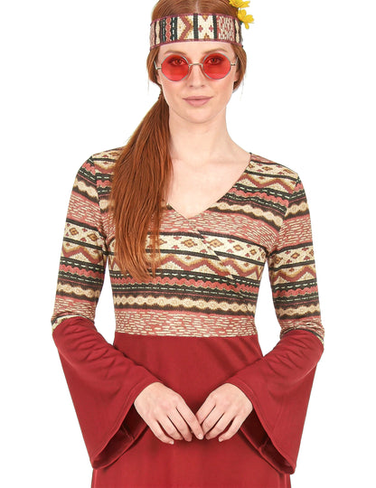 Hippie Bordeaux Dámsky kostým