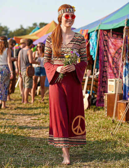 Hippie Bordeaux Dámsky kostým