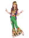Hepper Flower Power Green Girl kostým