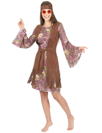 Hippie zamaskuje paisley ženu žena