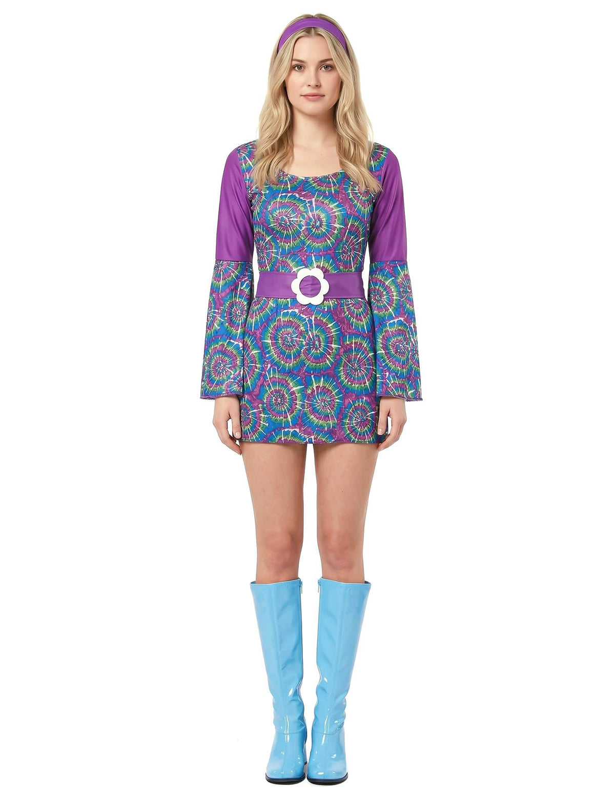 Prehľad dámskeho psychedelického hippie kostýmu