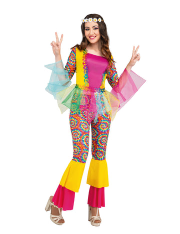 Kostým hippie tyl