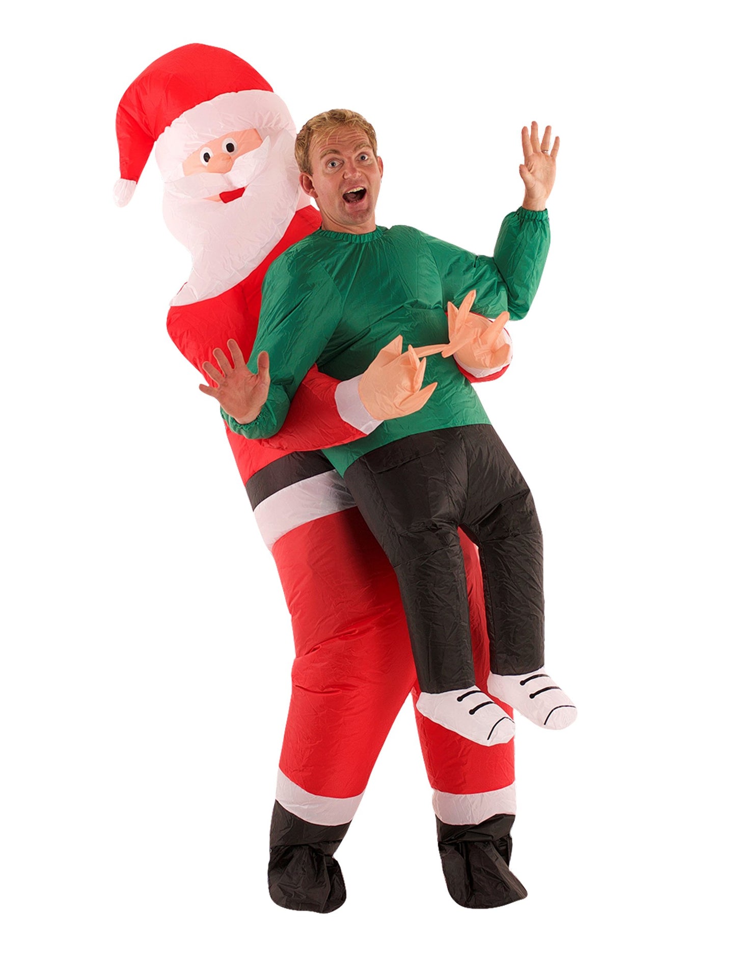 Pánsky kostým nesený dospelými morfami pre dospelých v Santa Claus