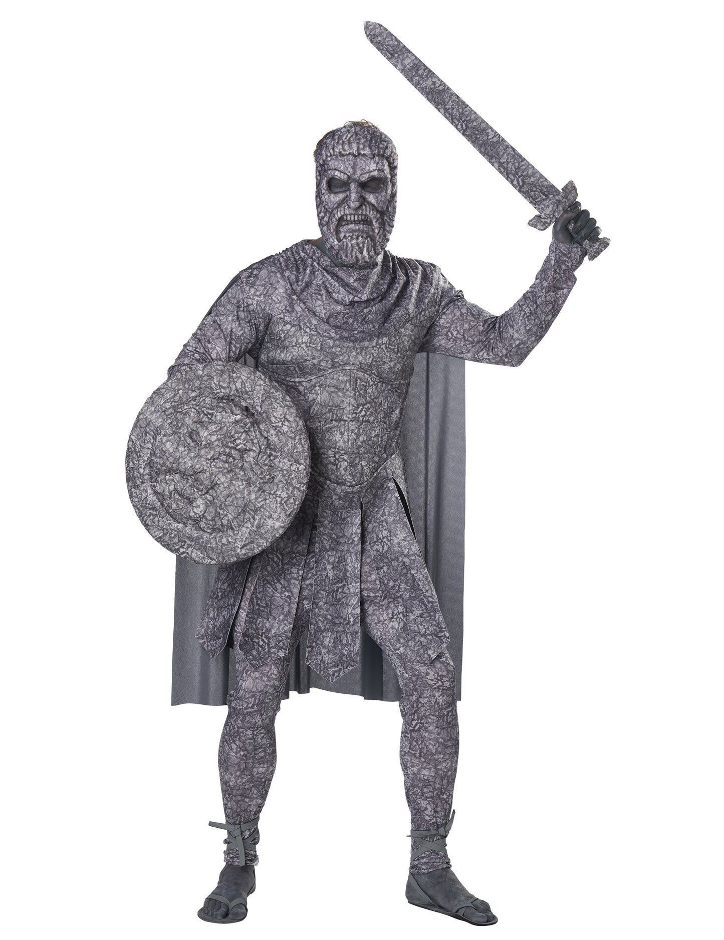 Kostým skameneného muža pre dospelých Luxus