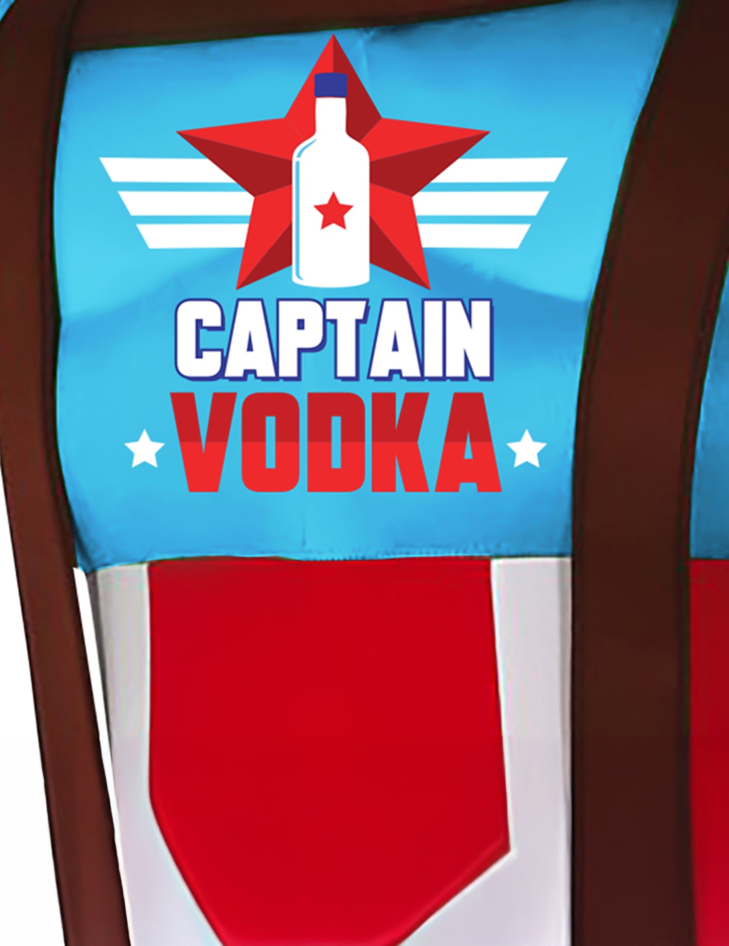 Humorný kapitán vodky pre dospelých