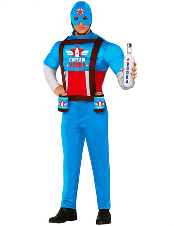 Humorný kapitán vodky pre dospelých