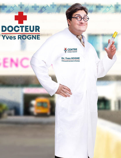 Vtipný kostým lekár Yves Rogne