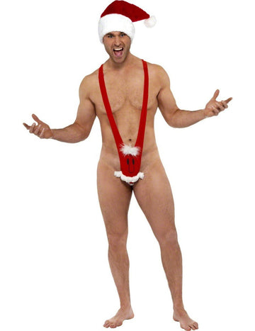 Mankini Humorný muž Santa Claus