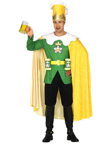 Humorné maskovanie kráľa dospelého piva