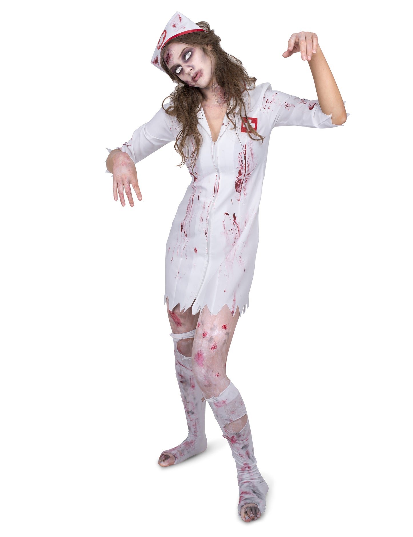 Zombikované maskovanie ženy