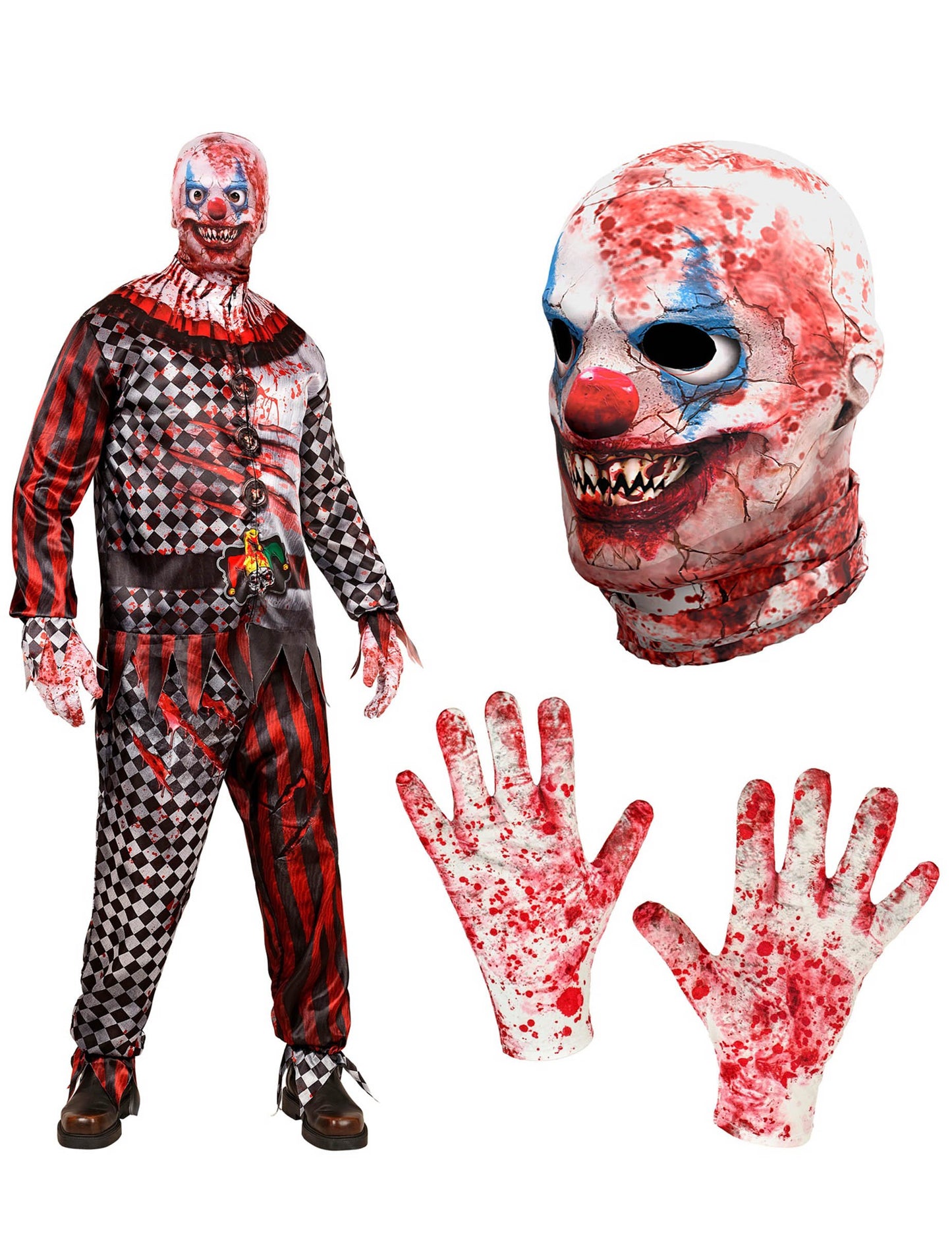 Kostým klauna vraha pre dospelých
