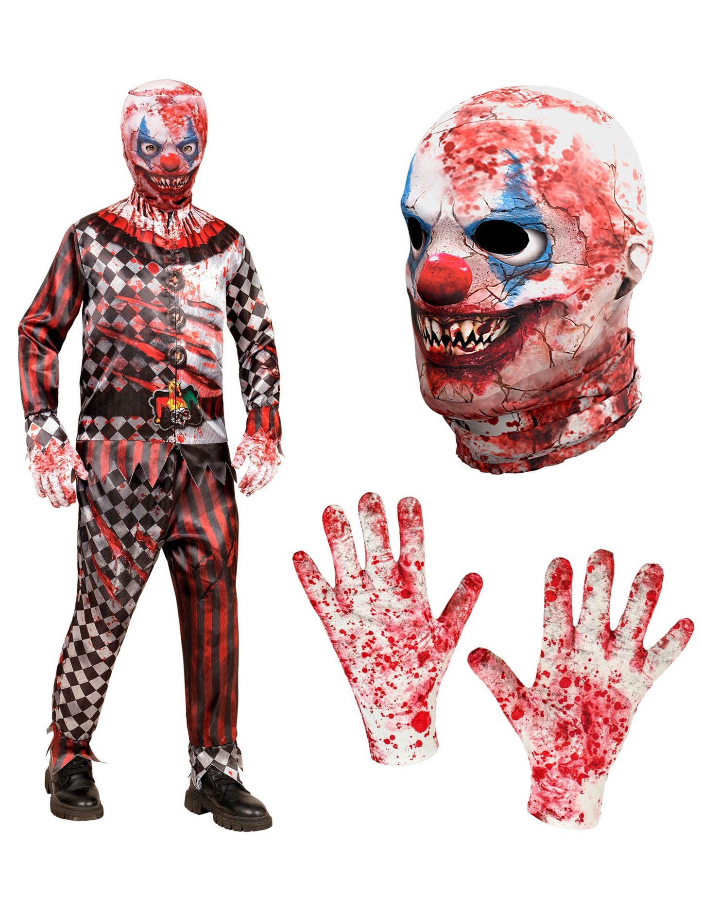 Kostým klauna vraha pre deti
