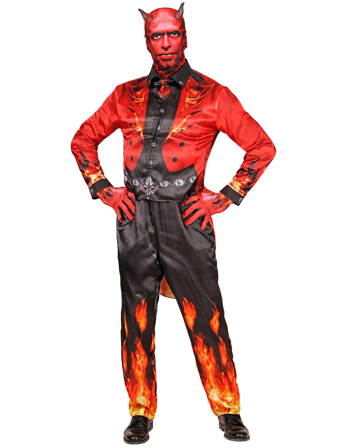 Kostým pre dospelých s diabolským ohňom