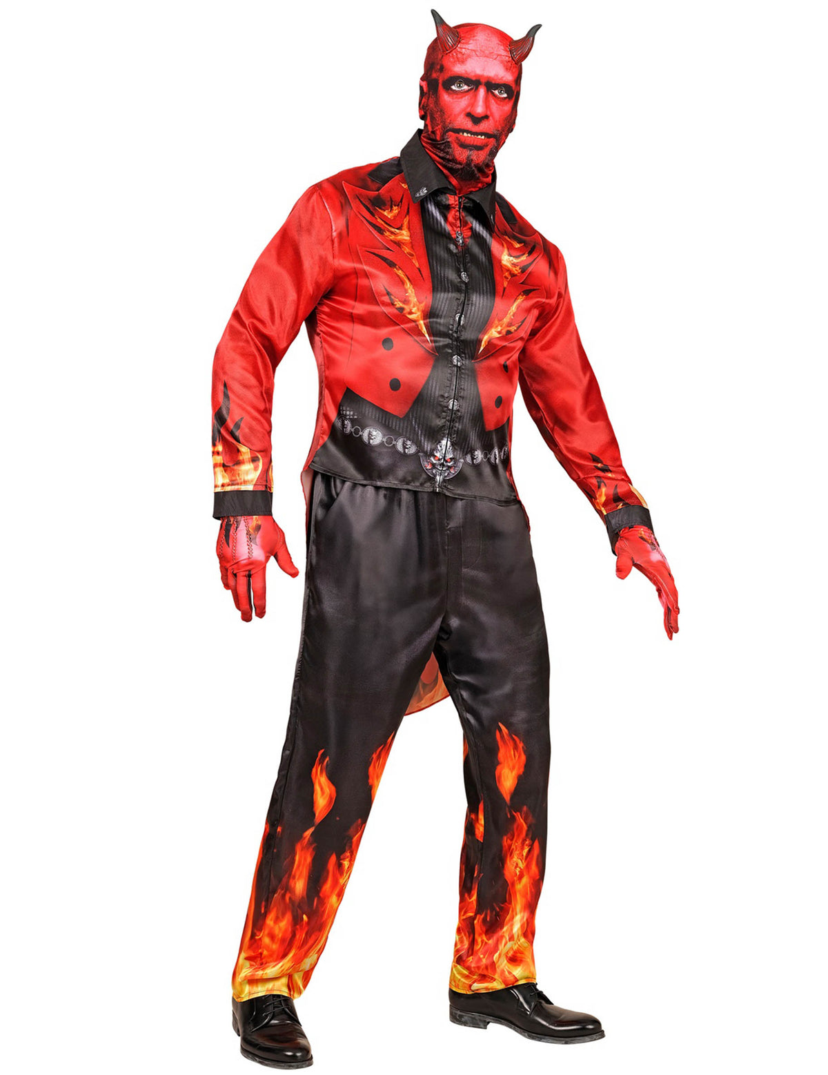 Kostým pre dospelých s diabolským ohňom