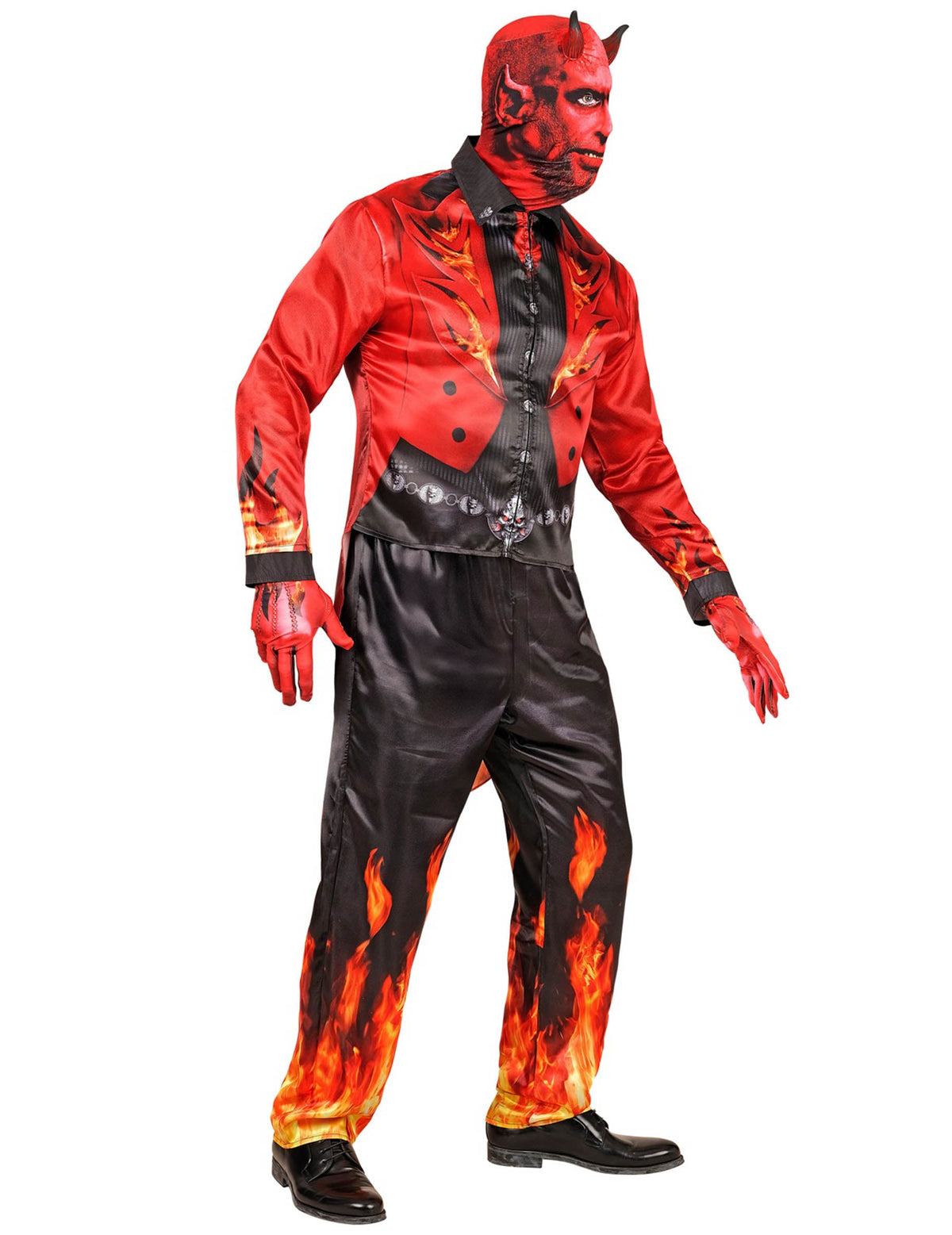 Kostým pre dospelých s diabolským ohňom