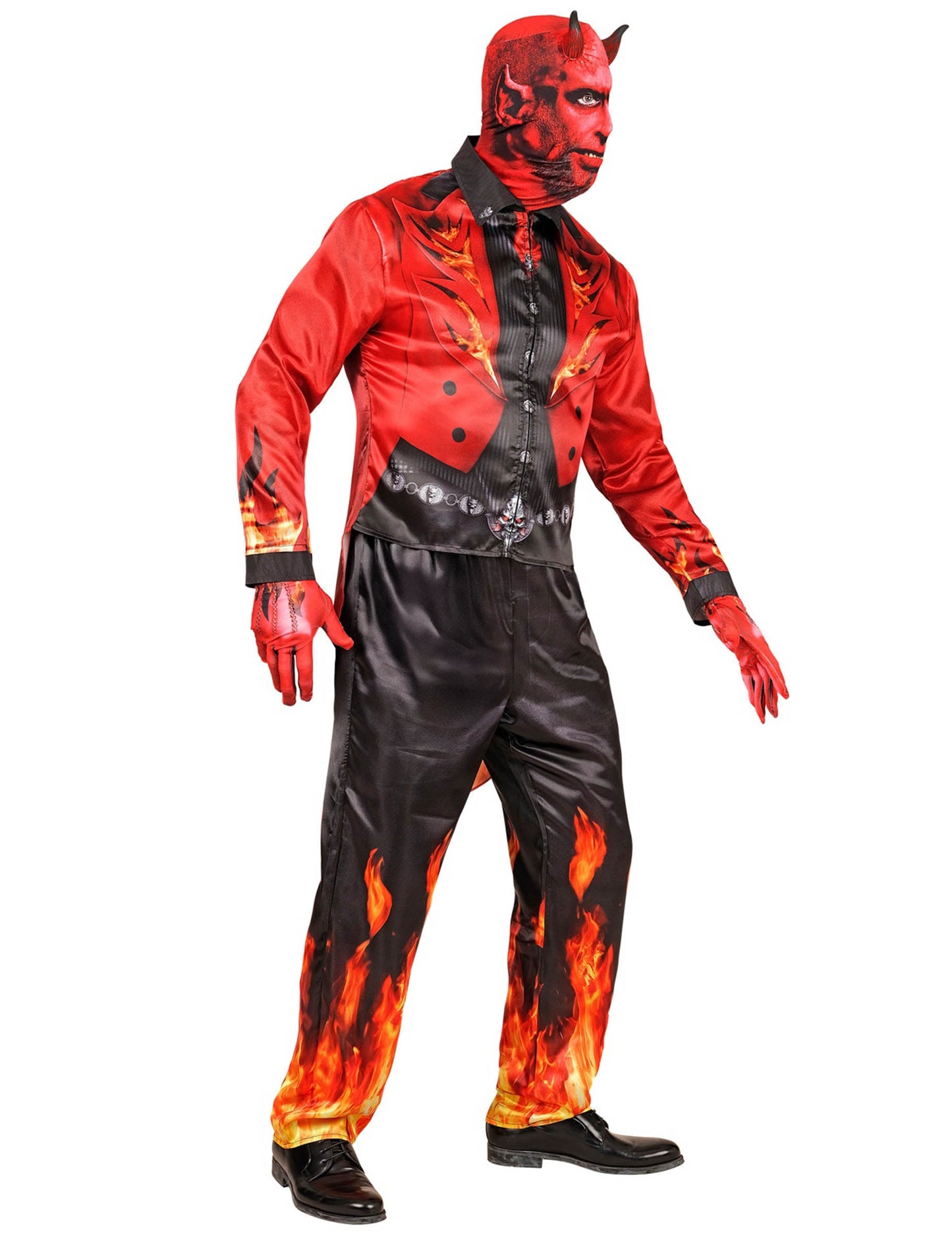 Kostým pre dospelých s diabolským ohňom