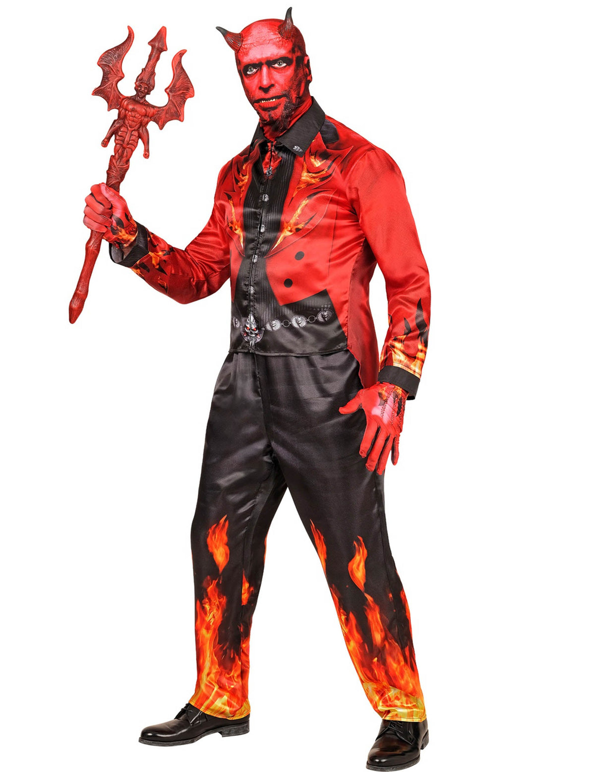 Kostým pre dospelých s diabolským ohňom