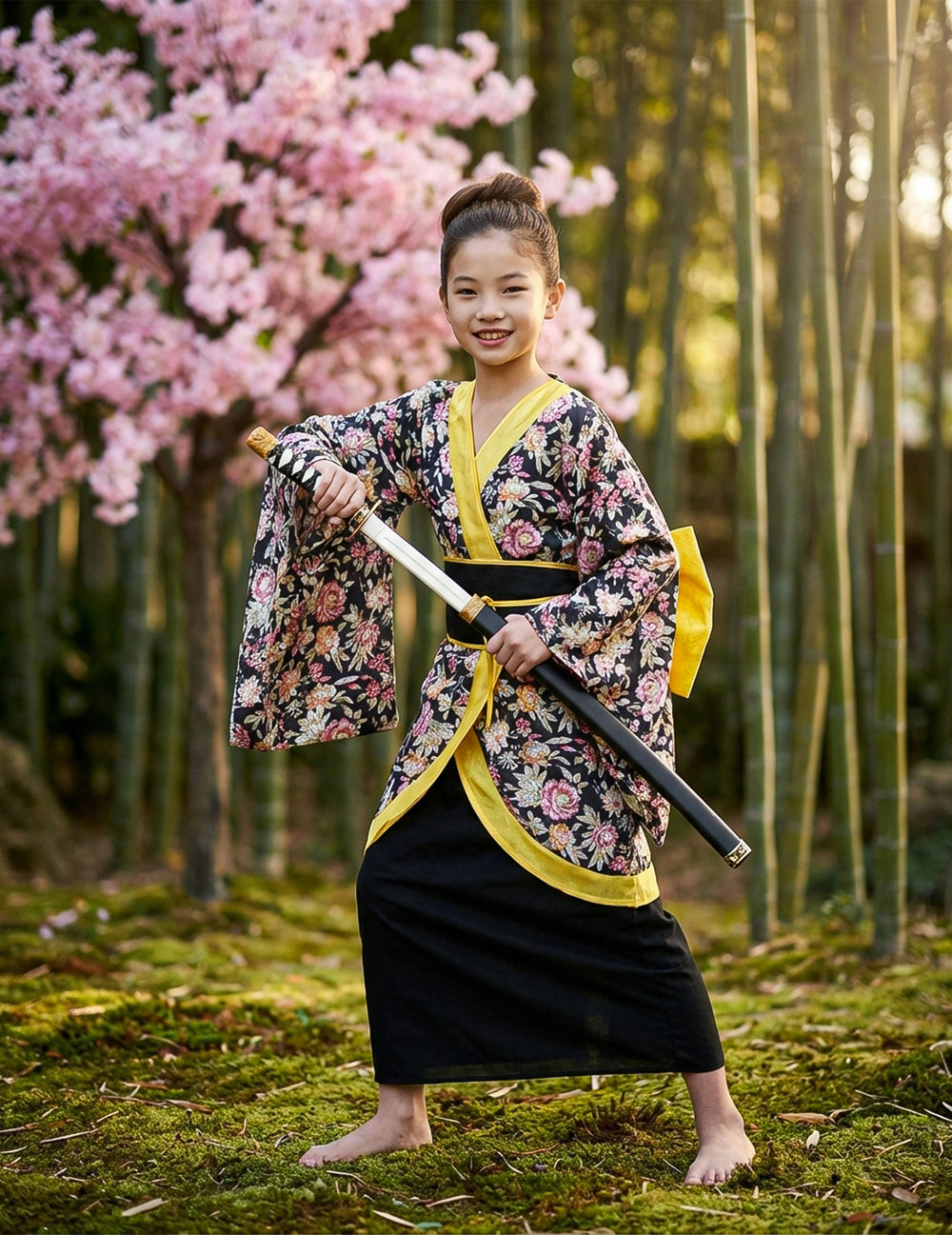 Sabre japonais du déguisement Japonaise pour fille