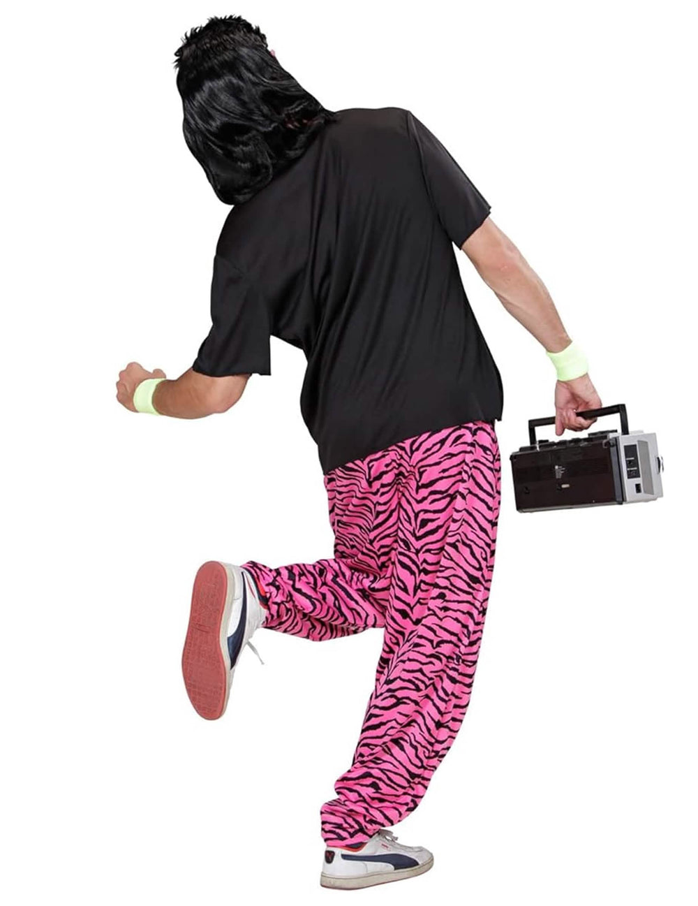 Pohľad zozadu na kostým jogging I love 80's pre muž