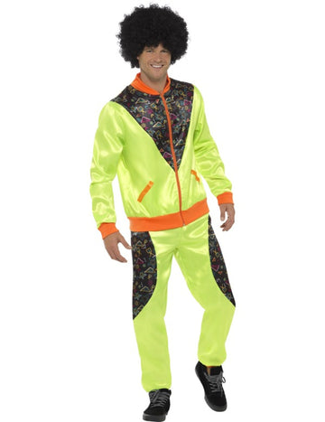 Pánske zelené kostýmy retro joggingu