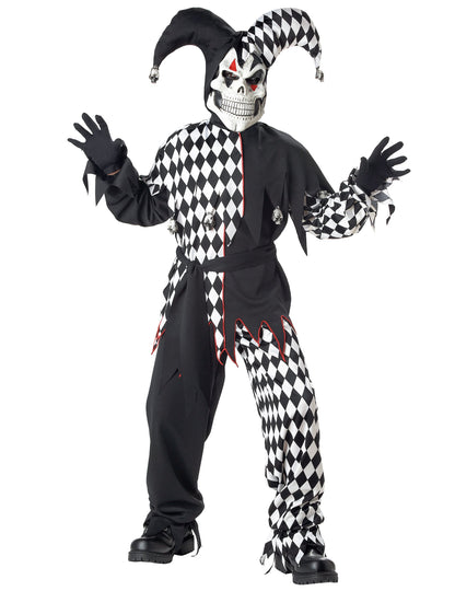 Diabolické čiernobiele maskovanie detí