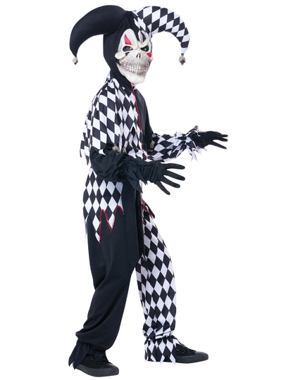 Diabolické čiernobiele maskovanie detí