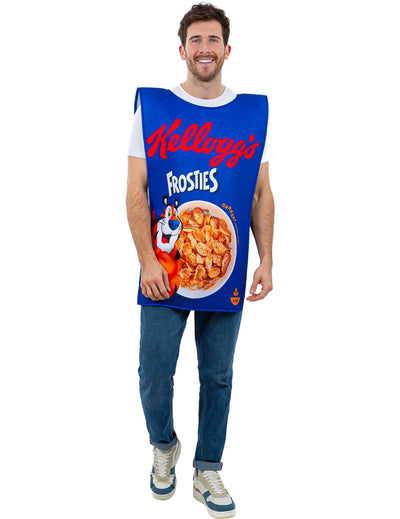 Dospelý kostým Kellogg's Frosties krabica od cereálií