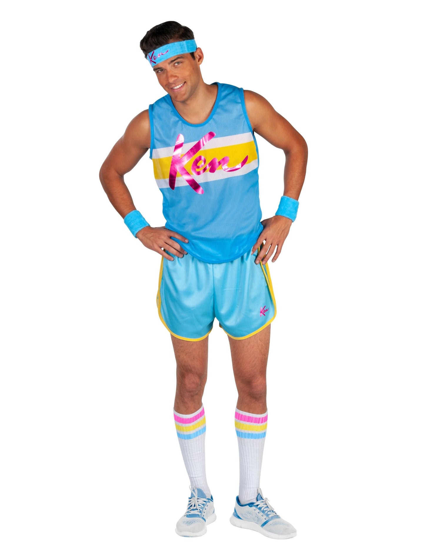 Kostým pre dospelých Barbie™ a Ken™ na aerobik pre páry