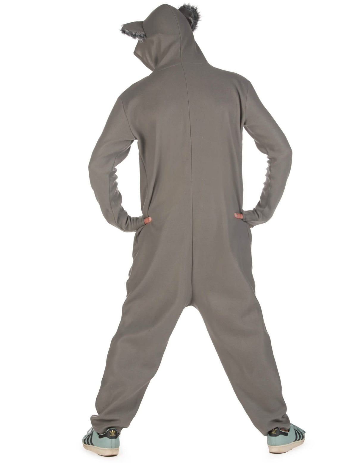 Zadný pohľad na koalí kostým pre muža