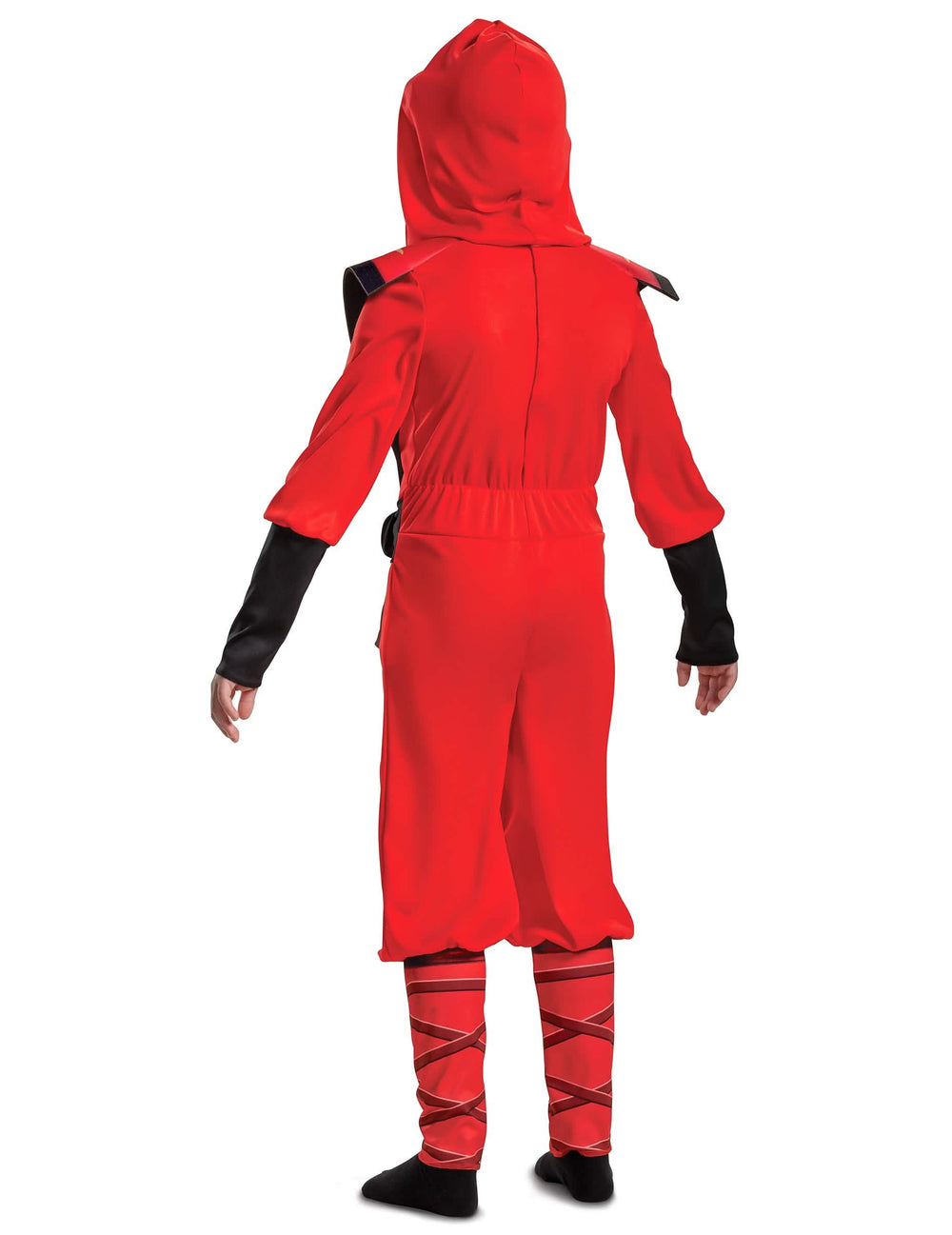 Pohľad zozadu na detský kostým Kai Ninjago LEGO