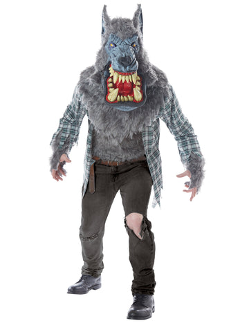 Luxusný kostým a maska vlkolaka pre dospelých 