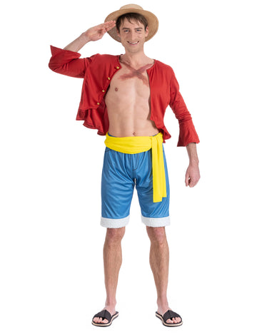 Luffy One Piece kostým pre dospelých