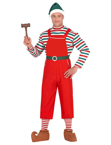 Kostým vianočného škriatka pre muža 
