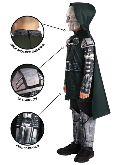 Luxusný kostým Doctor Doom Avengers Doomsday™ pre deti
