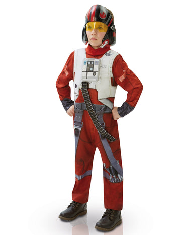 Luxusné maskovanie Poe X-Wing Fighter Star Wars VII deti