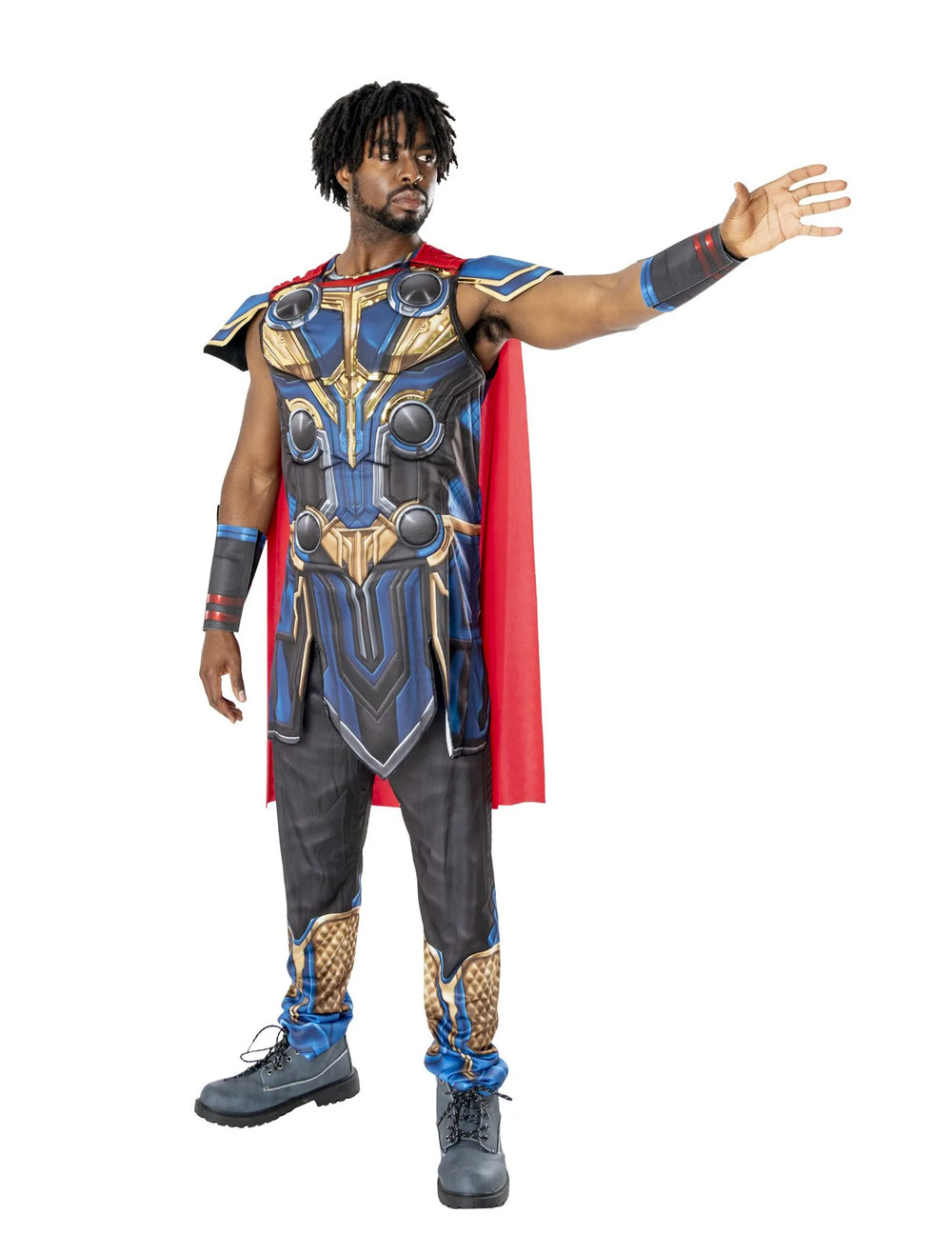 Vue d'ensemble du déguisement luxe Thor Love and Thunder™ pour adulte