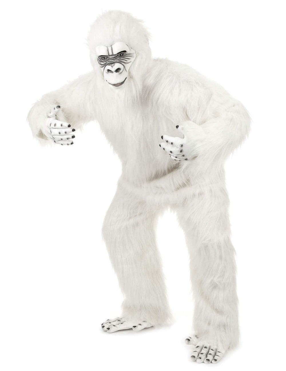 Pohľad z troch štvrtín na luxusný kostým Yeti
