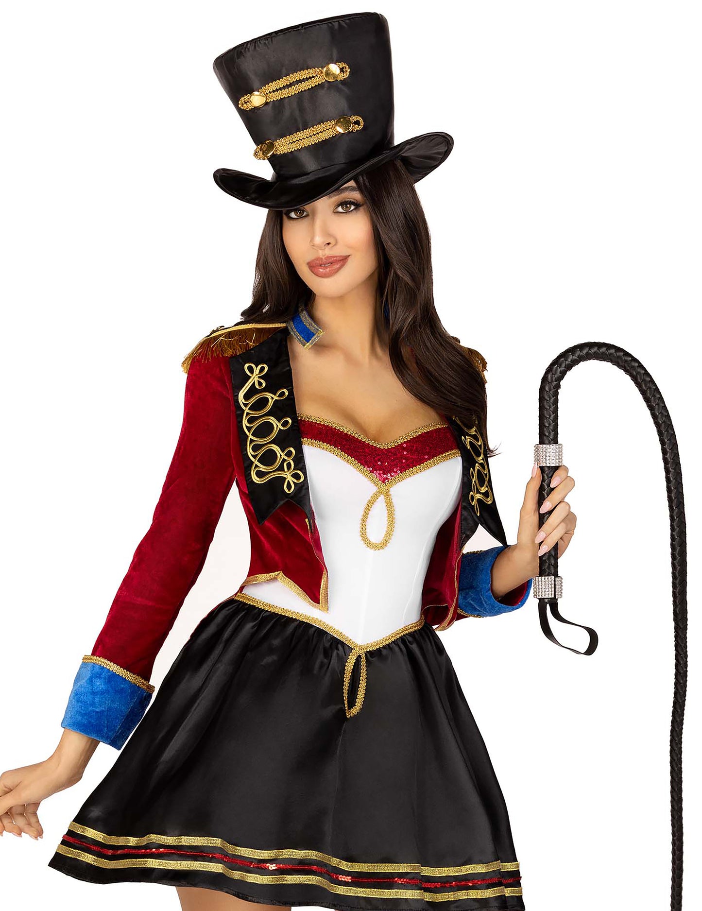 Luxusný kostým Madame Loyal pre ženy 