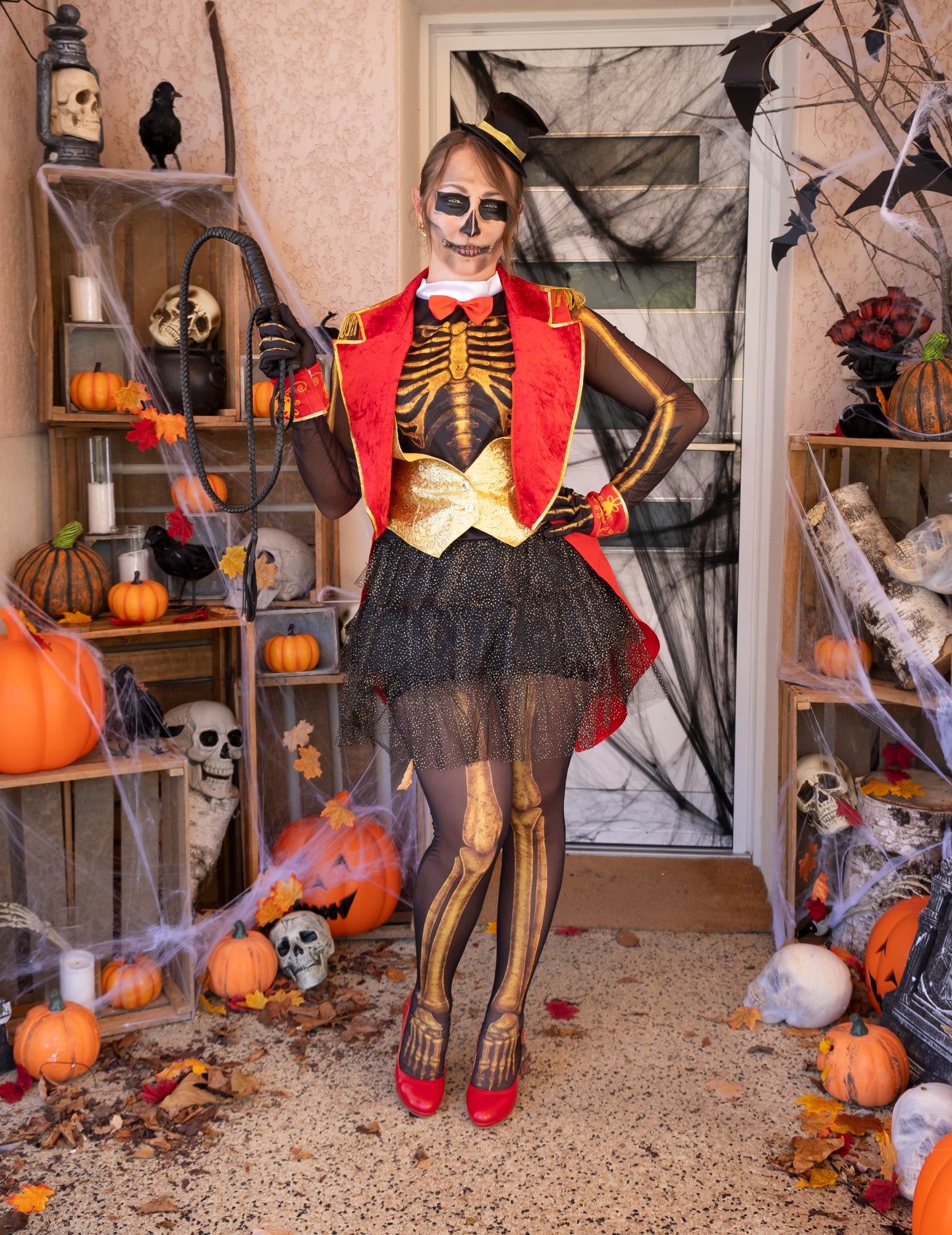 Kostým madam lojálna kostra žena